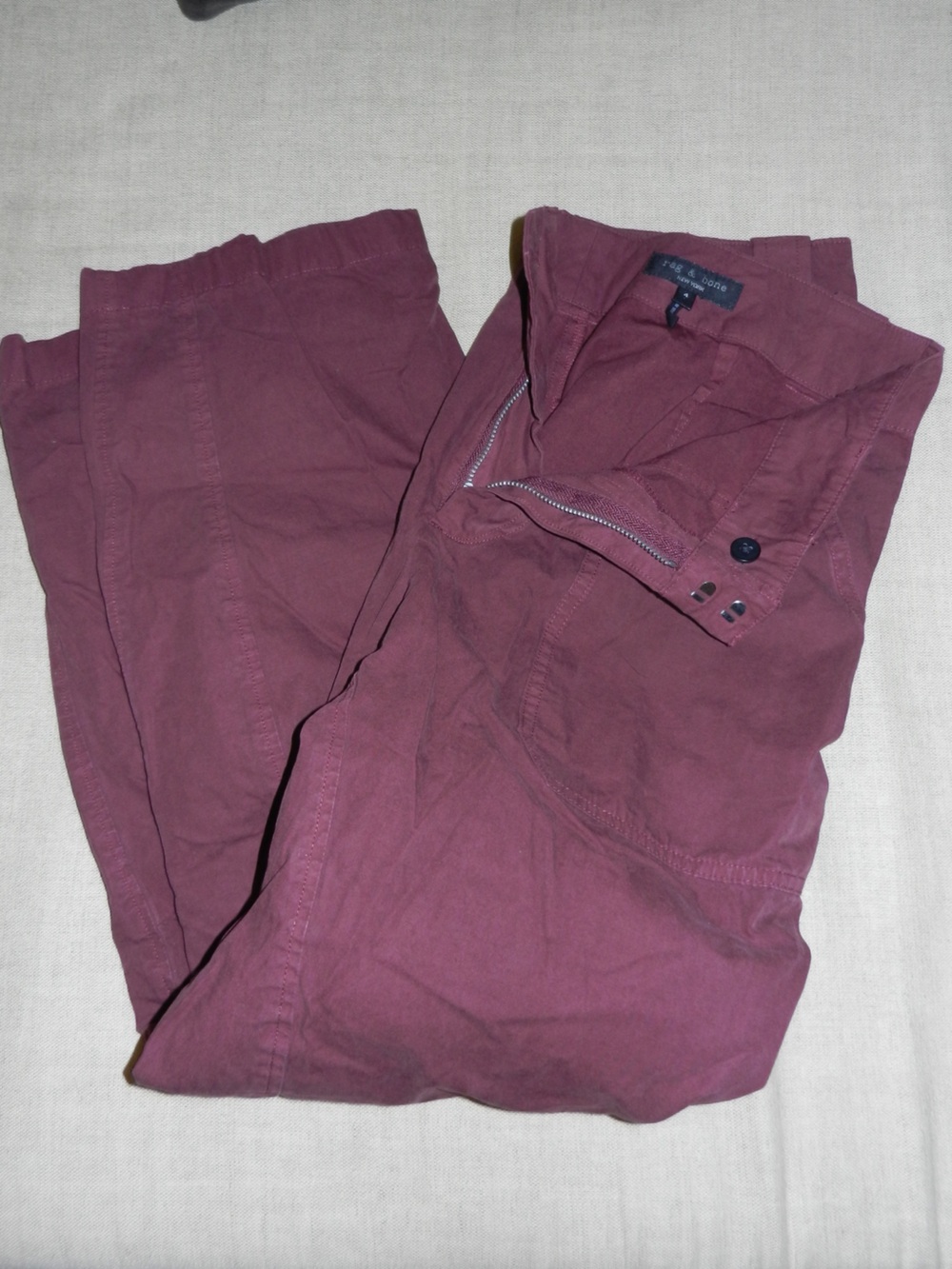 rag & bone Maroon Women’s Pants